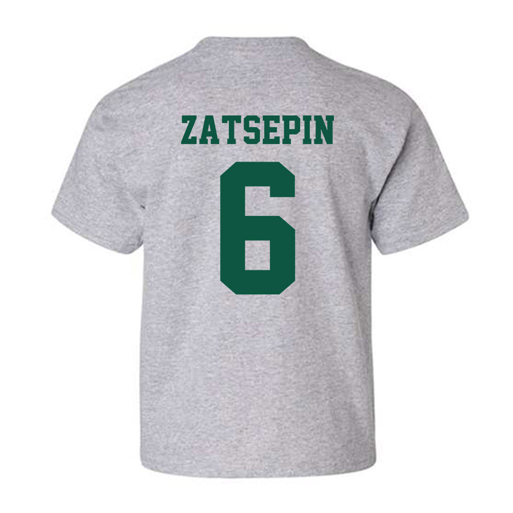 Chicago State - NCAA Men's Basketball : Daniel Zatsepin - Youth T-Shirt-1