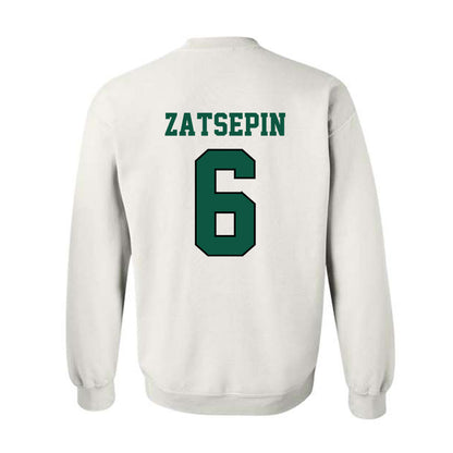 Chicago State - NCAA Men's Basketball : Daniel Zatsepin - Classic Shersey Crewneck Sweatshirt-1