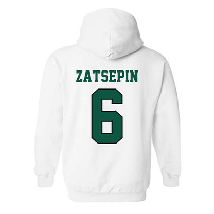 Chicago State - NCAA Men's Basketball : Daniel Zatsepin - Classic Shersey Hooded Sweatshirt-1