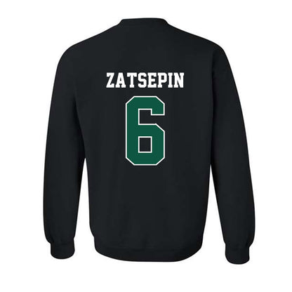 Chicago State - NCAA Men's Basketball : Daniel Zatsepin - Classic Shersey Crewneck Sweatshirt-1