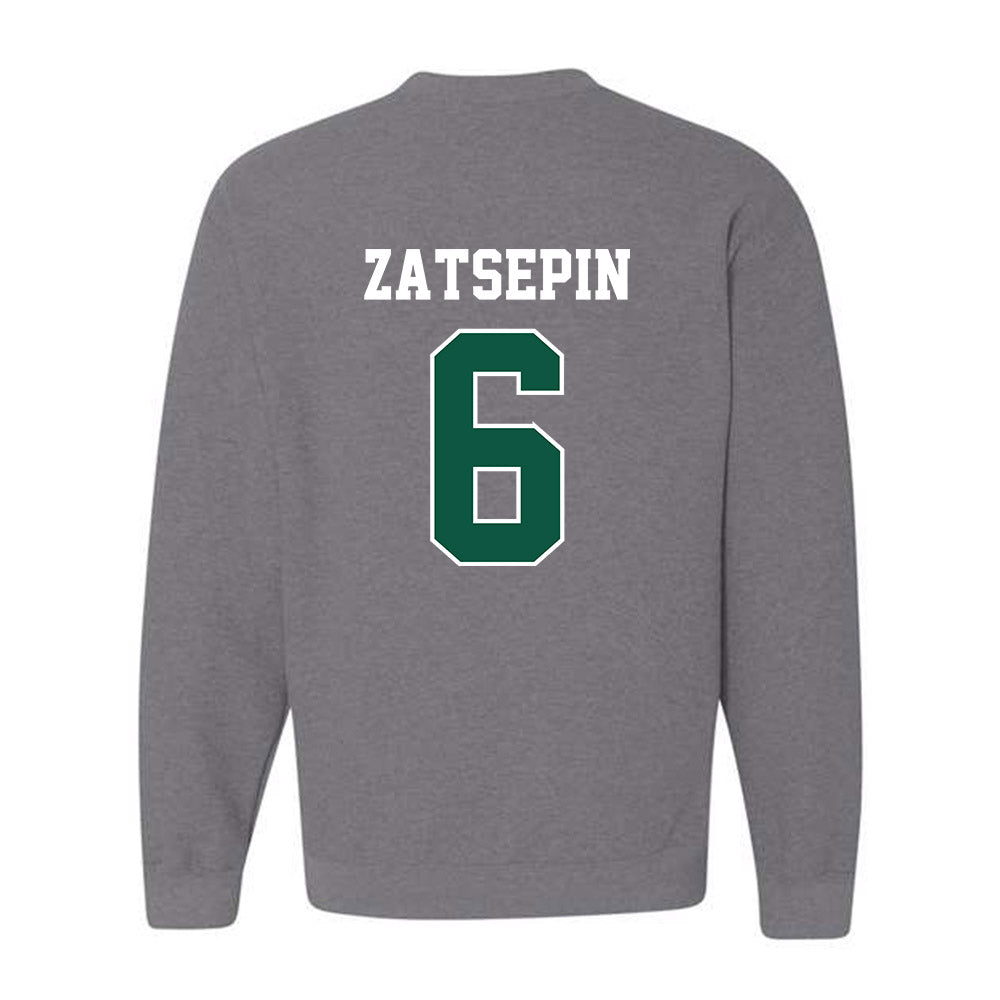 Chicago State - NCAA Men's Basketball : Daniel Zatsepin - Classic Shersey Crewneck Sweatshirt-1