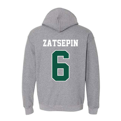 Chicago State - NCAA Men's Basketball : Daniel Zatsepin - Classic Shersey Hooded Sweatshirt-1