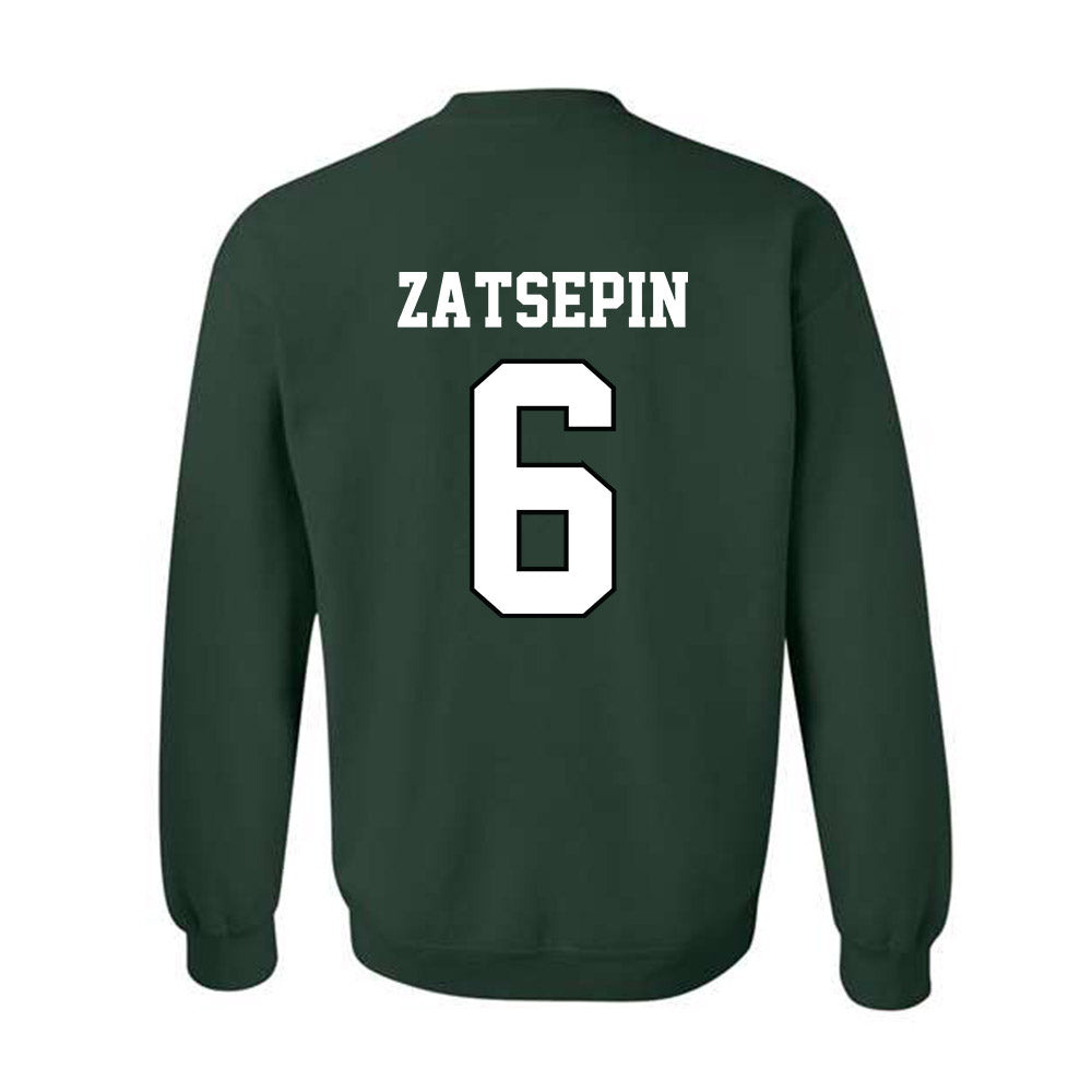 Chicago State - NCAA Men's Basketball : Daniel Zatsepin - Classic Shersey Crewneck Sweatshirt-2
