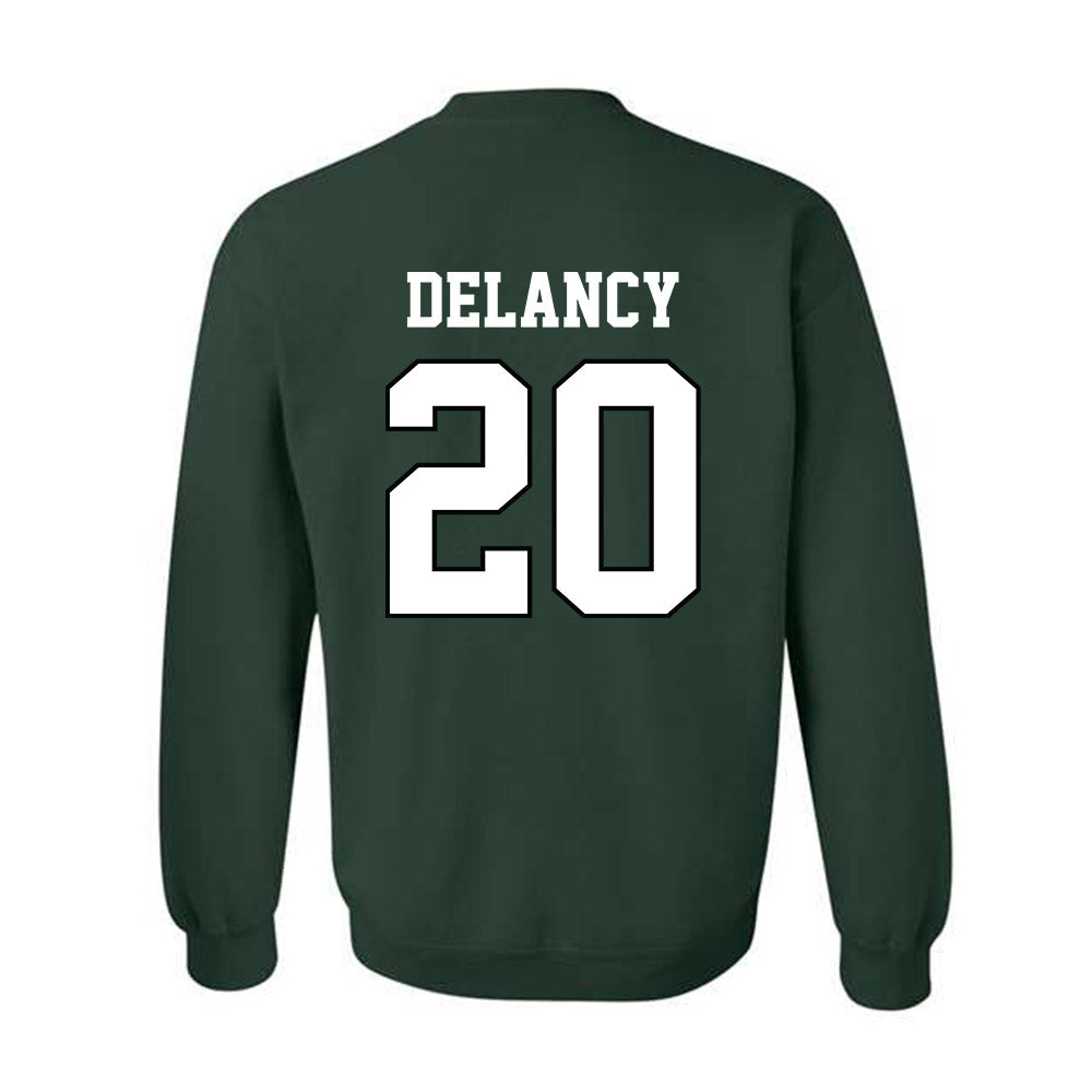Chicago State - NCAA Men's Basketball : CJ DeLancy - Classic Shersey Crewneck Sweatshirt-3