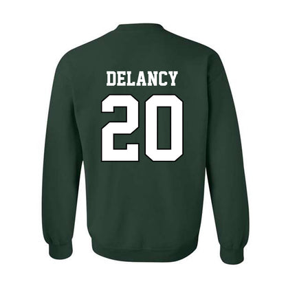Chicago State - NCAA Men's Basketball : CJ DeLancy - Classic Shersey Crewneck Sweatshirt-3