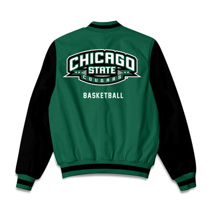 Chicago State - NCAA Men's Basketball : Cj Ray - Bomber Jacket-1