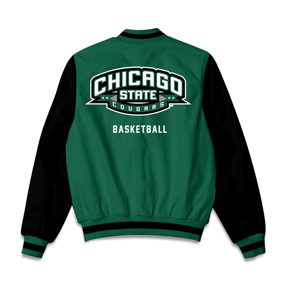 Chicago State - NCAA Women's Basketball : Leya Landin - Bomber Jacket-1