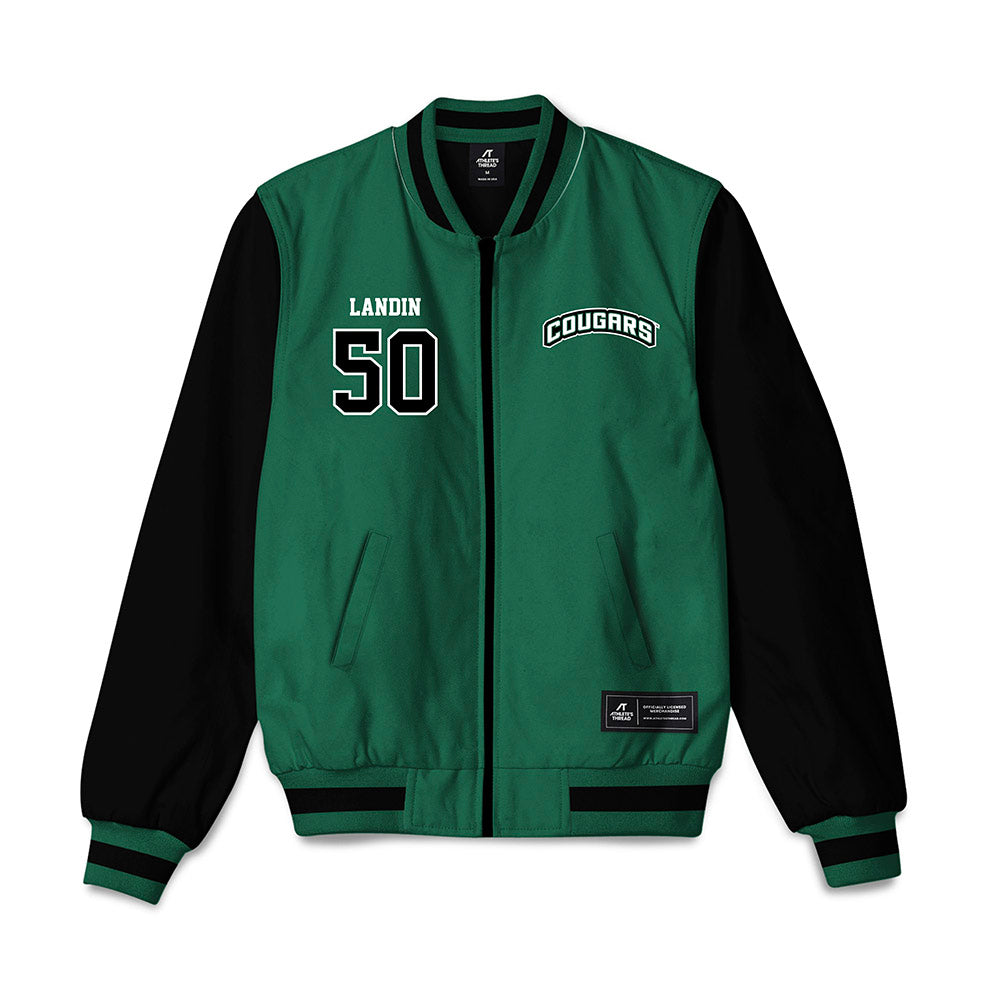 Chicago State - NCAA Women's Basketball : Leya Landin - Bomber Jacket-0