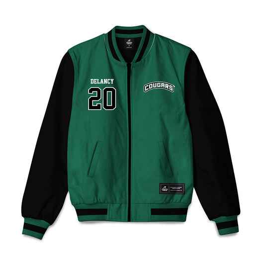 Chicago State - NCAA Men's Basketball : CJ DeLancy - Bomber Jacket-0