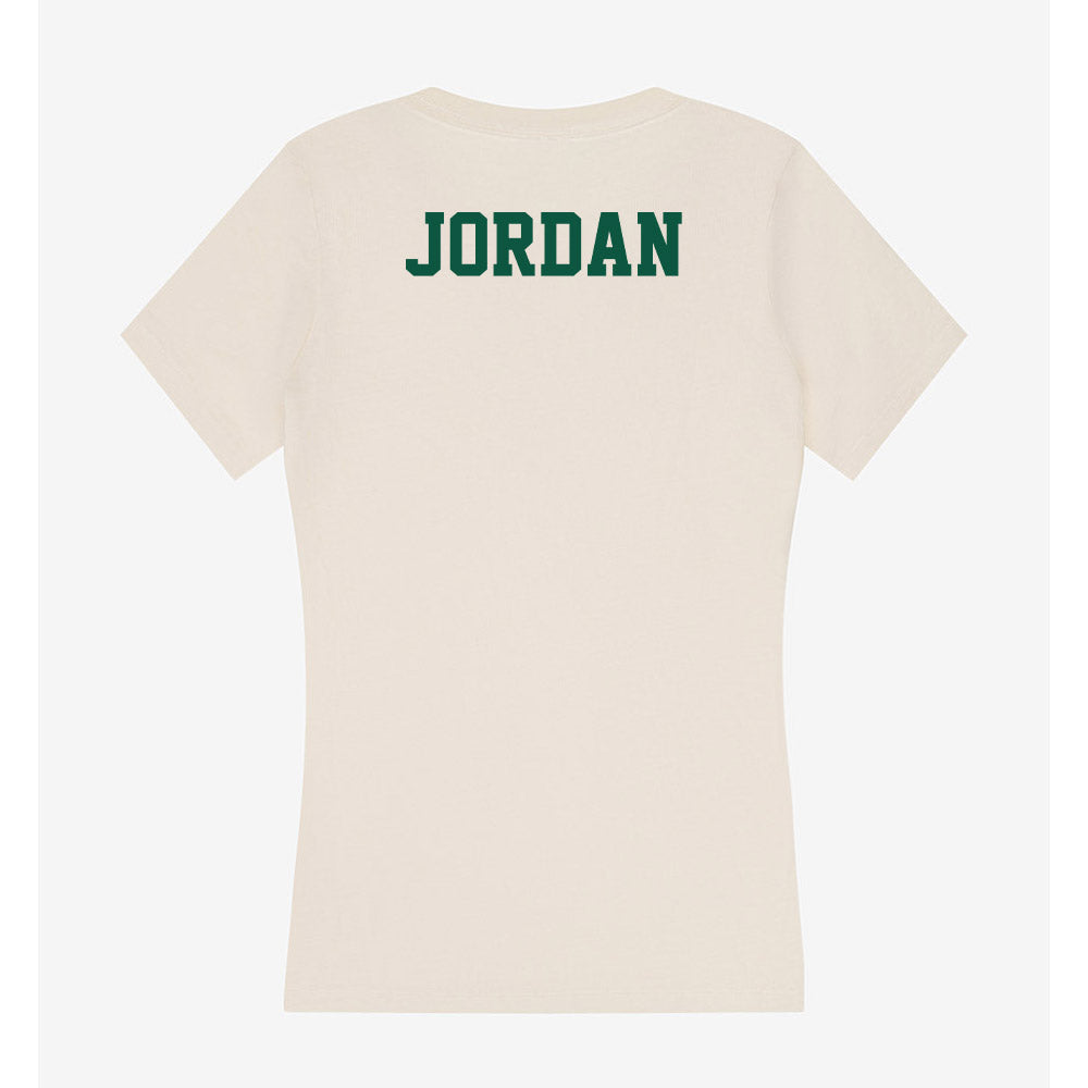 Chicago State - NCAA Men's Track & Field : Steven Jordan - Women's V-Neck T-Shirt-1