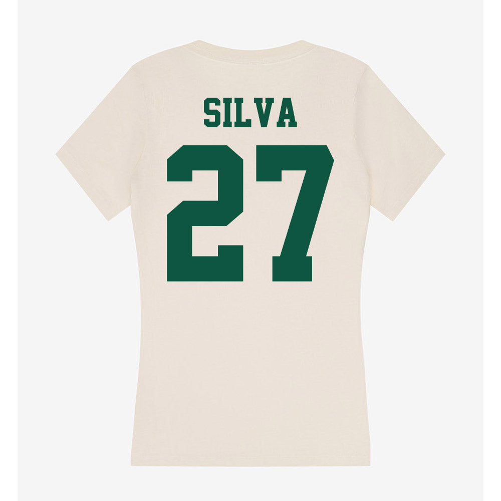 Chicago State - NCAA Men's Soccer : Saul Silva - Women's V-Neck T-Shirt-1