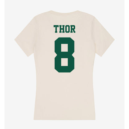 Chicago State - NCAA Women's Soccer : Saige Thor - Women's V-Neck T-Shirt-1