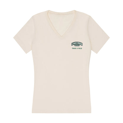 Chicago State - NCAA Men's Track & Field : Eric Sanchez - Women's V-Neck T-Shirt-0