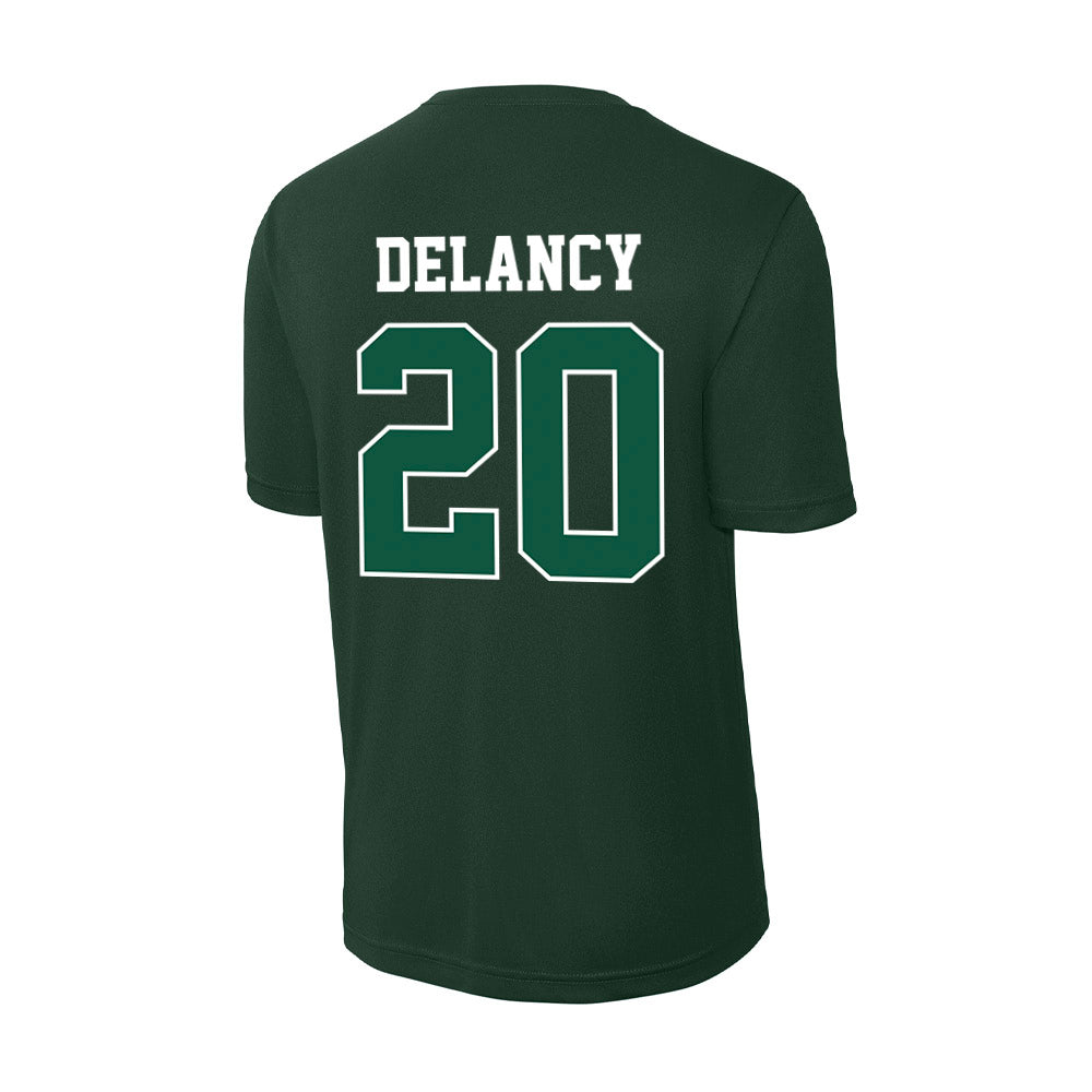 Chicago State - NCAA Men's Basketball : CJ DeLancy - Activewear T-Shirt-1
