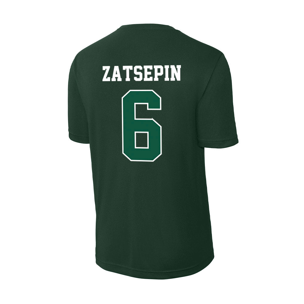 Chicago State - NCAA Men's Basketball : Daniel Zatsepin - Activewear T-Shirt-1