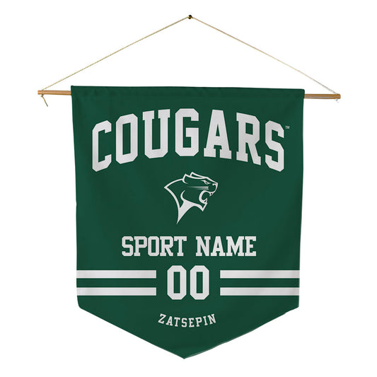 Chicago State - NCAA Men's Basketball : Daniel Zatsepin - Pennant - 18" x 21"-0