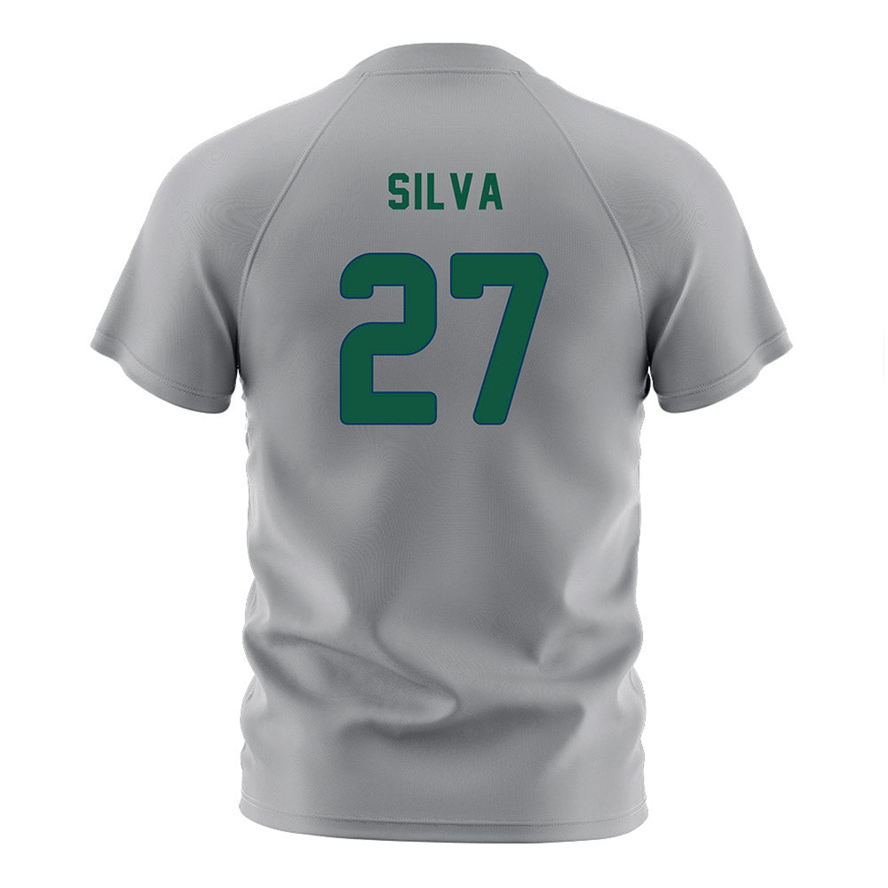 Chicago State - NCAA Men's Soccer : Saul Silva - Grey Soccer Jersey-1