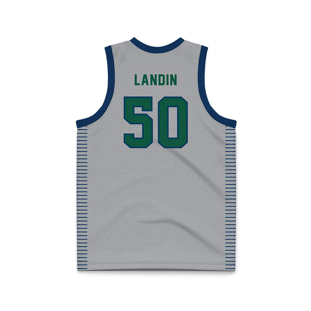 Chicago State - NCAA Women's Basketball : Leya Landin - Grey Basketball Jersey-1
