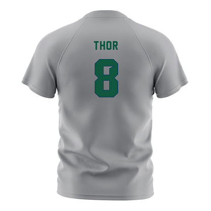 Chicago State - NCAA Women's Soccer : Saige Thor - Grey Soccer Jersey-1