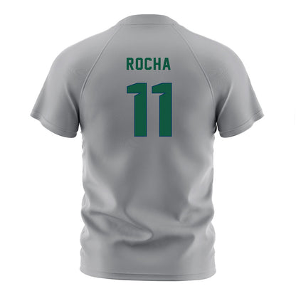 Chicago State - NCAA Women's Soccer : Leah Rocha - Grey Soccer Jersey-1