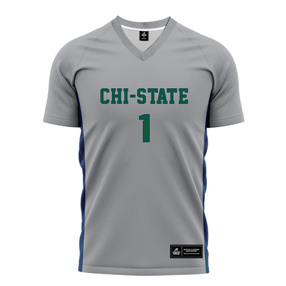 Chicago State - NCAA Women's Soccer : Aviana Gutierrez - Grey Soccer Jersey-0