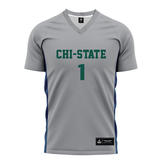 Chicago State - NCAA Women's Soccer : Aviana Gutierrez - Grey Soccer Jersey-0