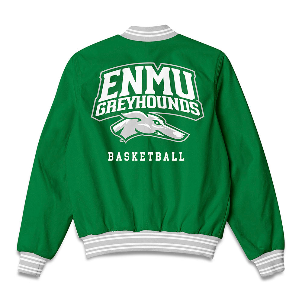 ENMU - NCAA Women's Basketball : Mekhila Brown - Bomber Jacket-1