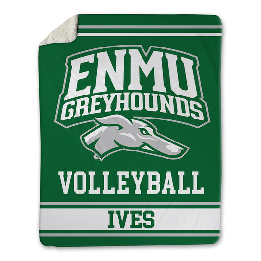 ENMU - NCAA Women's Volleyball : Korah Ives - Blanket-0