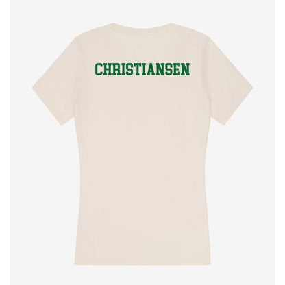 ETBU - NCAA Women's Track & Field : Hannah Christiansen - Women's V-Neck T-Shirt-1