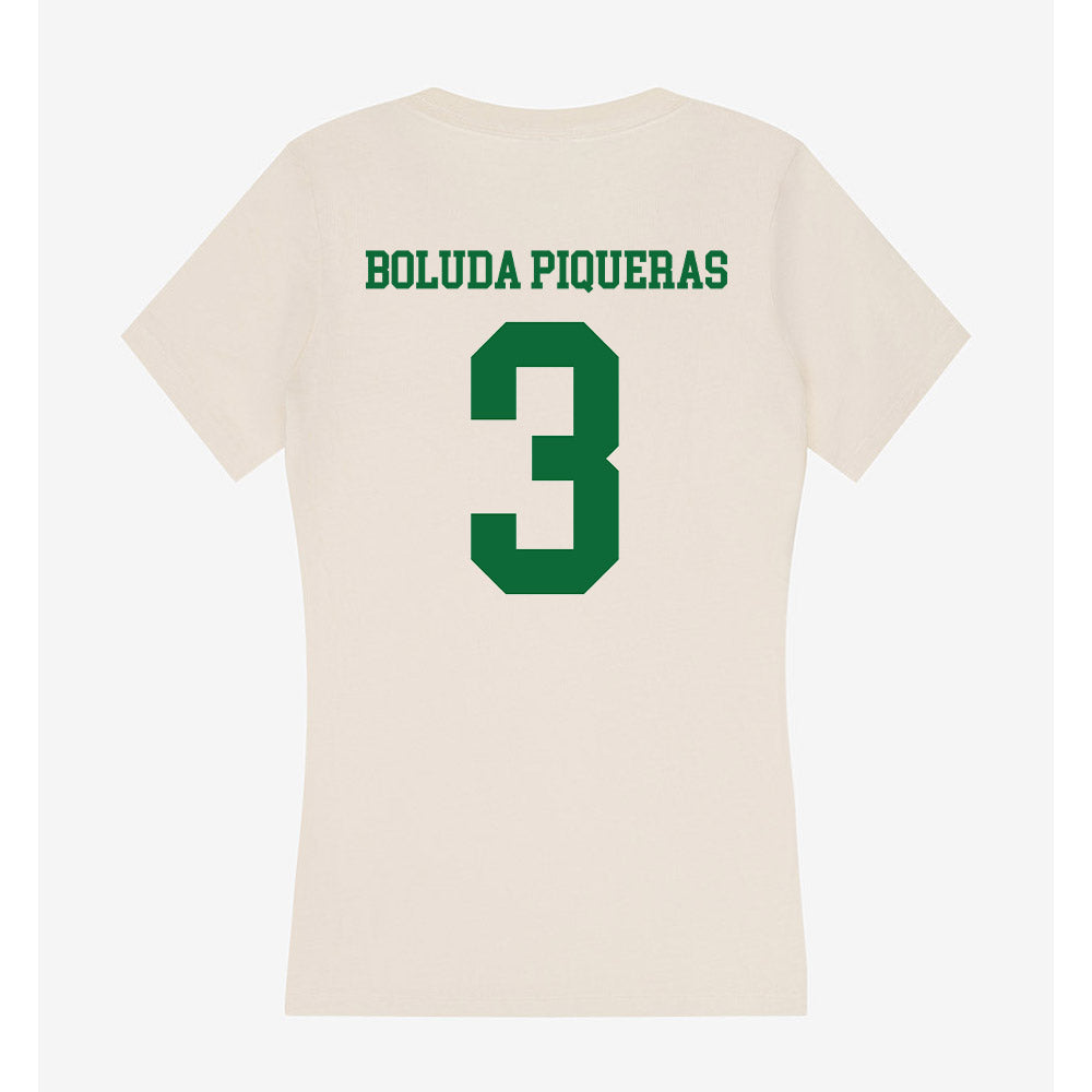ENMU - NCAA Women's Soccer : Cristina Boluda Piqueras - Women's V-Neck T-Shirt-1