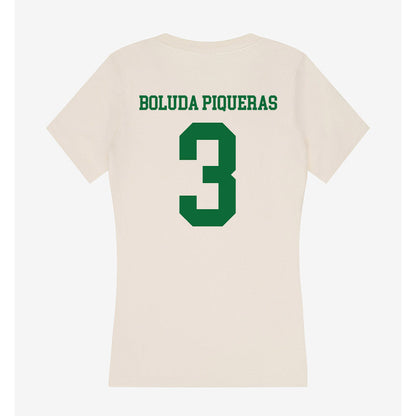 ENMU - NCAA Women's Soccer : Cristina Boluda Piqueras - Women's V-Neck T-Shirt-1