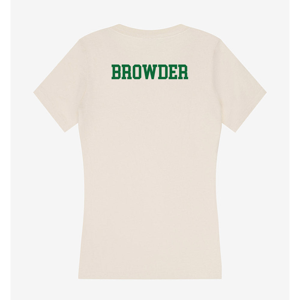 ETBU - NCAA Women's Track & Field : Shakayla Browder - Women's V-Neck T-Shirt-1