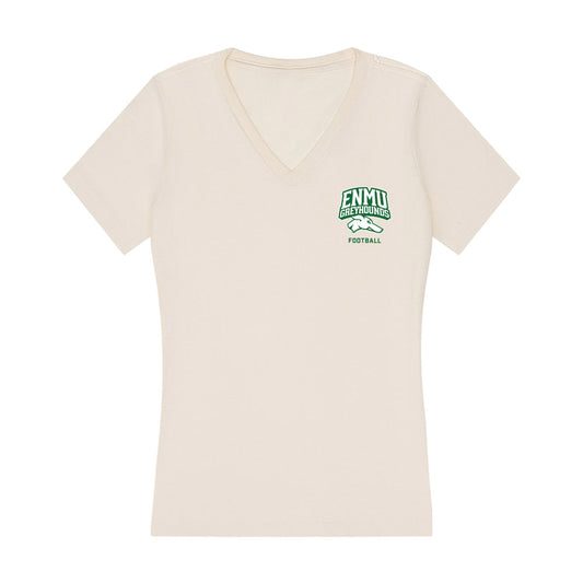 ENMU - NCAA Football : Raheim Ross - Women's V-Neck T-Shirt-0