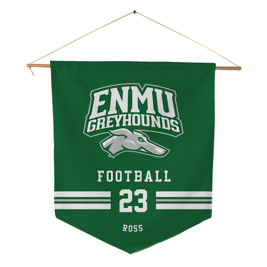 ENMU - NCAA Football : Raheim Ross - Pennant - 18" x 21"-0