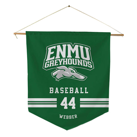 ENMU - NCAA Baseball : Cade Webber - Pennant - 18" x 21"-0