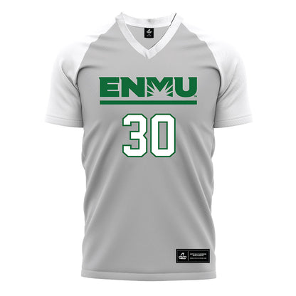 ENMU - NCAA Women's Soccer : Sophia Jeffres - White Soccer Jersey-0