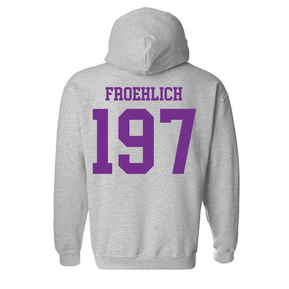 Mount Union - NCAA Wrestling : Landon Froehlich - Classic Shersey Hooded Sweatshirt-1