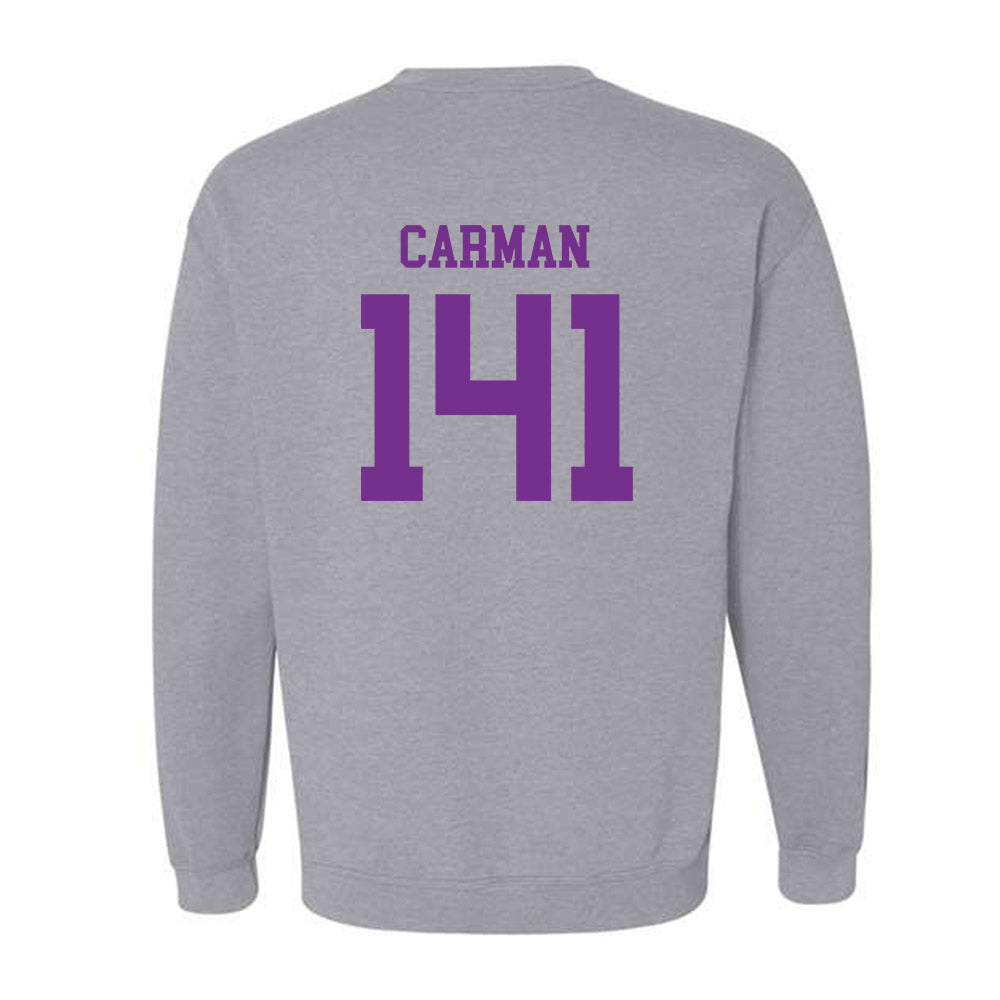 Mount Union - NCAA Wrestling : Joshua Carman - Classic Shersey Crewneck Sweatshirt-1