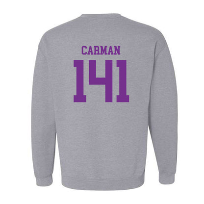 Mount Union - NCAA Wrestling : Joshua Carman - Classic Shersey Crewneck Sweatshirt-1