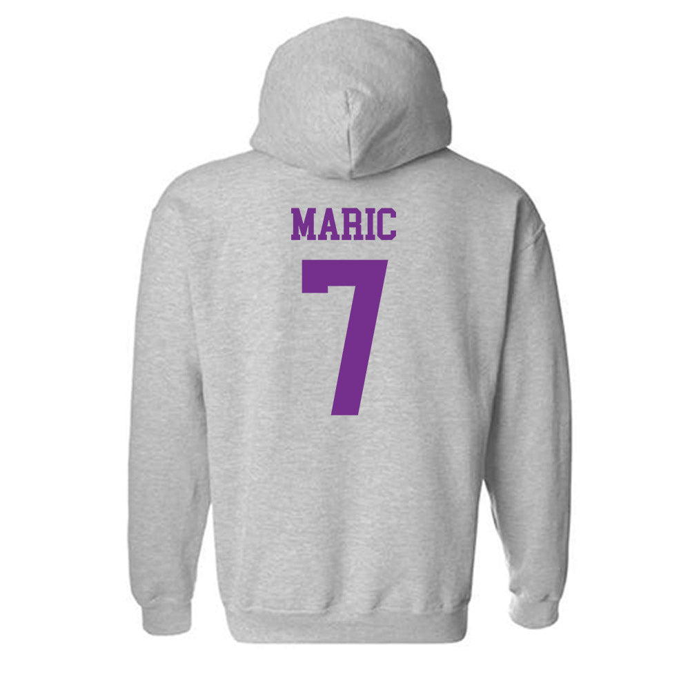Mount Union - NCAA Football : Ivan Maric - Classic Shersey Hooded Sweatshirt-1