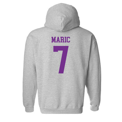Mount Union - NCAA Football : Ivan Maric - Classic Shersey Hooded Sweatshirt-1