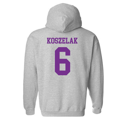 Mount Union - NCAA Men's Volleyball : Peyton Koszelak - Classic Shersey Hooded Sweatshirt-1