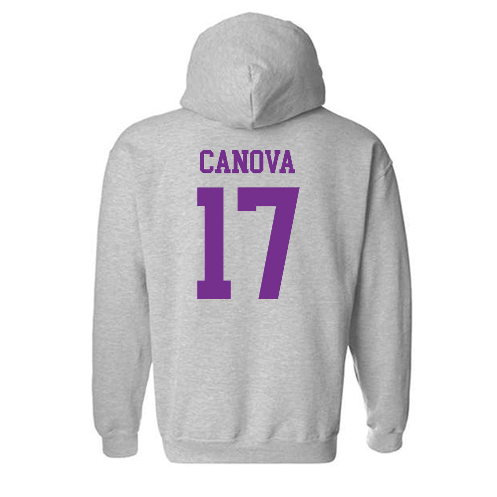 Mount Union - NCAA Football : Clarke Canova - Classic Shersey Hooded Sweatshirt-1