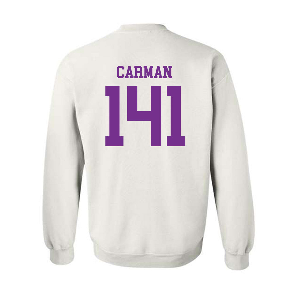 Mount Union - NCAA Wrestling : Joshua Carman - Classic Shersey Crewneck Sweatshirt-1