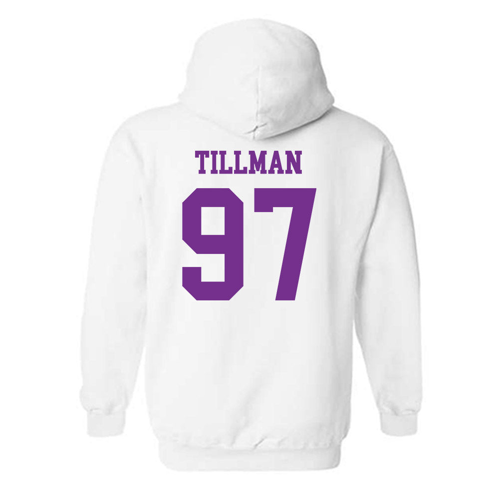 Mount Union - NCAA Football : Jeremiah Tillman - Classic Shersey Hooded Sweatshirt-1