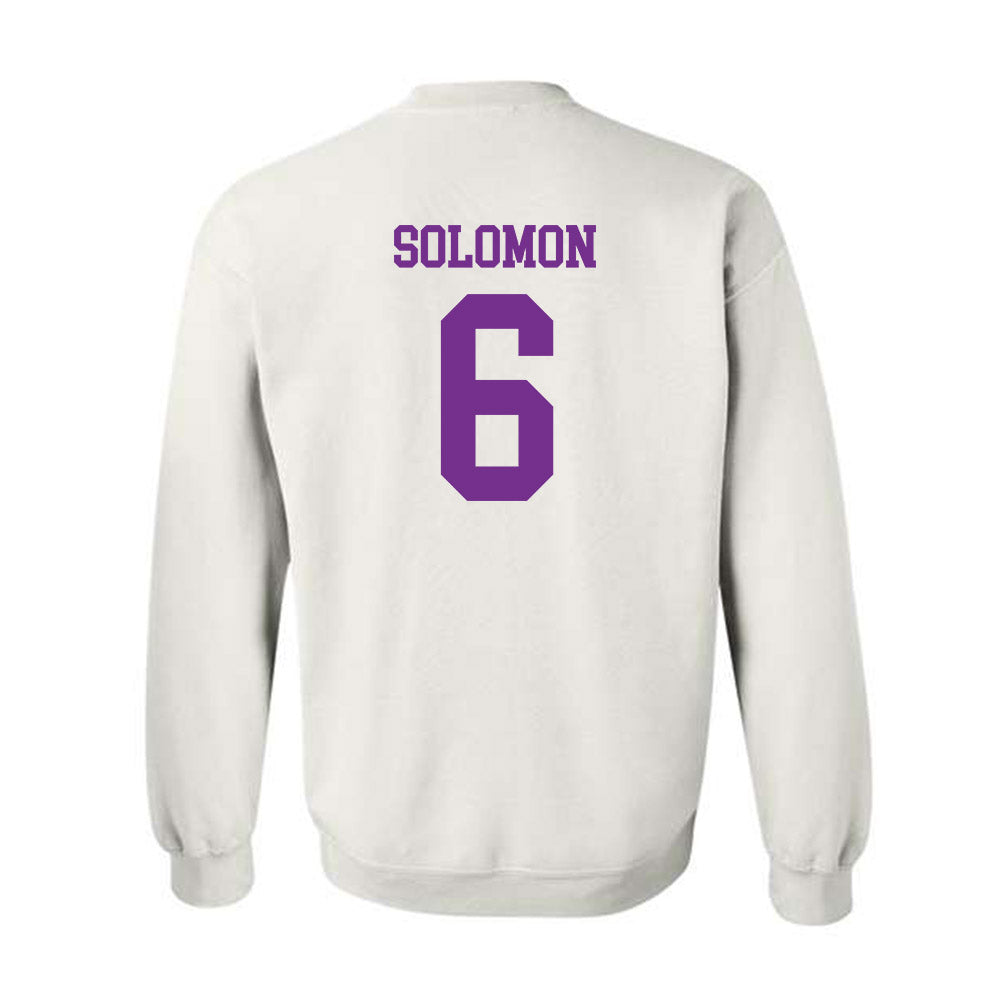 Mount Union - NCAA Football : Stacey Solomon - Classic Shersey Crewneck Sweatshirt-1