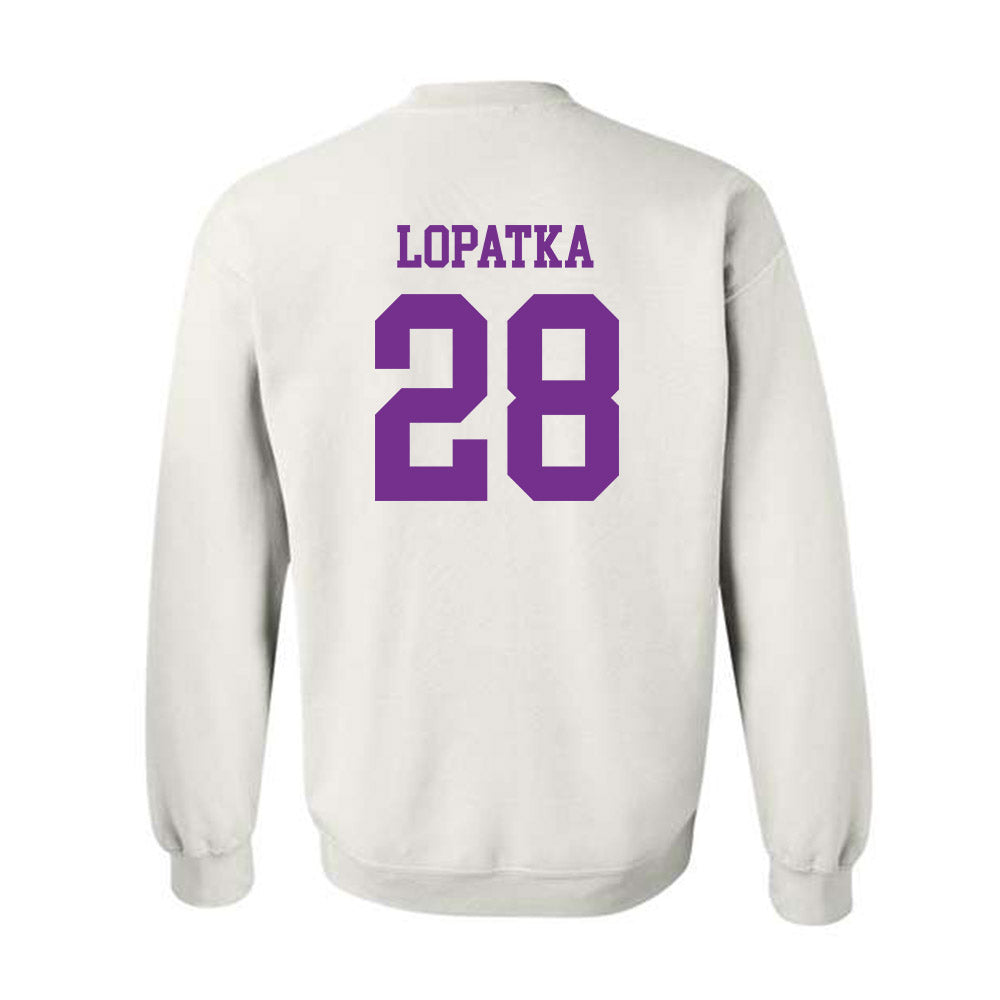 Mount Union - NCAA Men's Lacrosse : Nikolai Lopatka - Classic Shersey Crewneck Sweatshirt-1