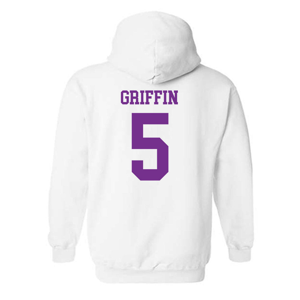 Mount Union - NCAA Women's Basketball : Kelley Griffin - Classic Shersey Hooded Sweatshirt-1