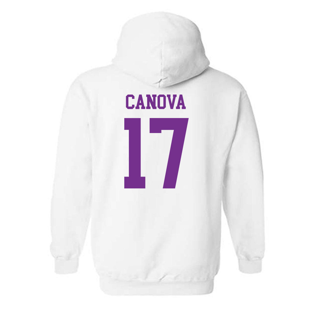 Mount Union - NCAA Football : Clarke Canova - Classic Shersey Hooded Sweatshirt-1