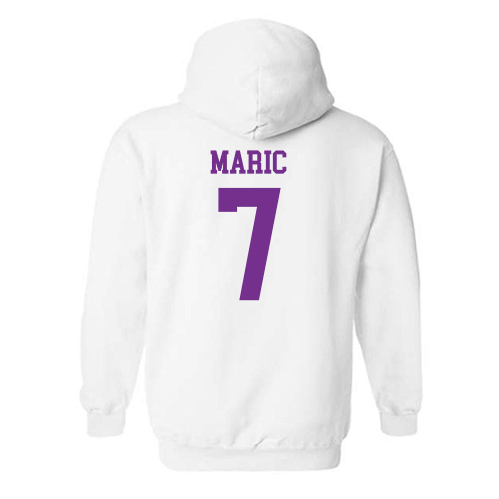 Mount Union - NCAA Football : Ivan Maric - Classic Shersey Hooded Sweatshirt-1